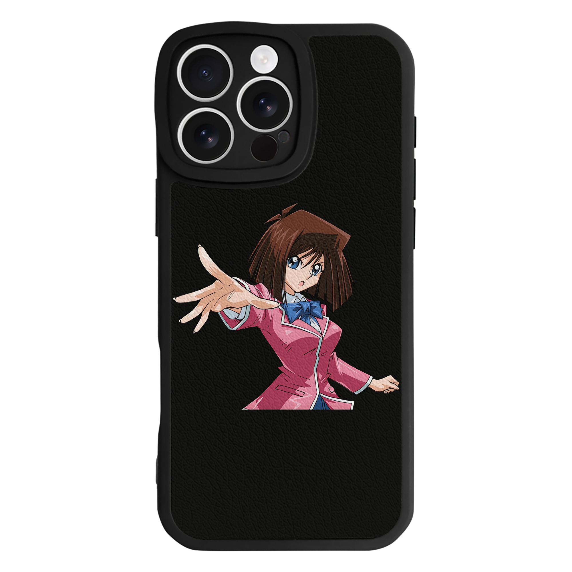 （画像用） 遊☆戯☆王 Yu-Gi-Oh! 【iPhone 16シリーズ対応】シリコンスマホケース（レザー調） 材質：シリコン